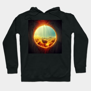 Into the Sun | Ocean on Fire Hoodie